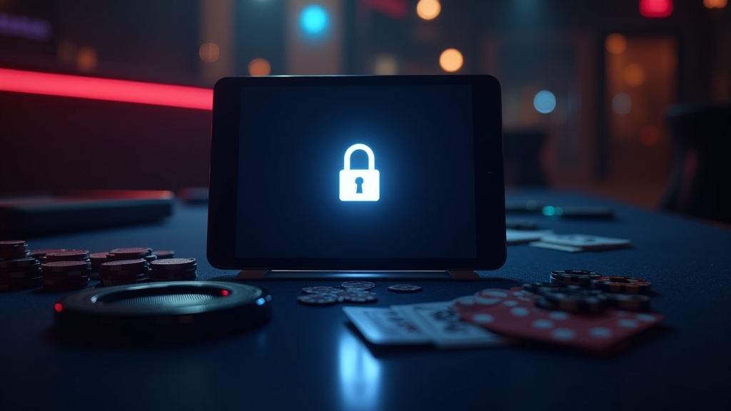 Smartphone und Tablet mit Energy Casino Login im dunklen Casino-Stil