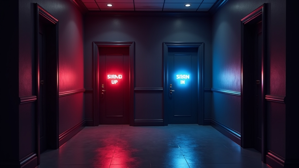 Grafische Gegenüberstellung von Energy Casino sign up und sign in